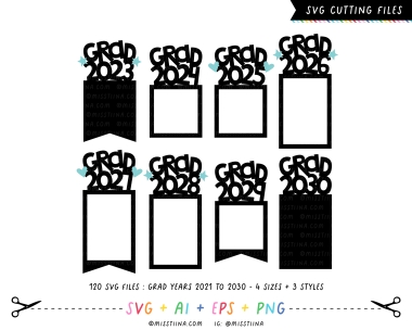 Banners 6 - Graduation Photo Templates SVG