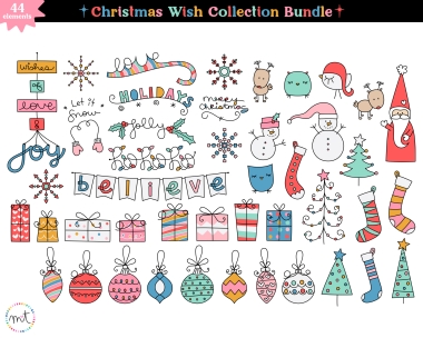 Bundle :: Christmas Wish Collection SVG