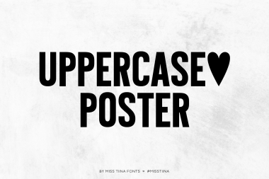 MTF Uppercase Poster