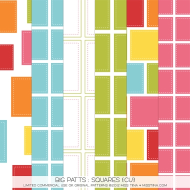 BIG Patts : Squares CU