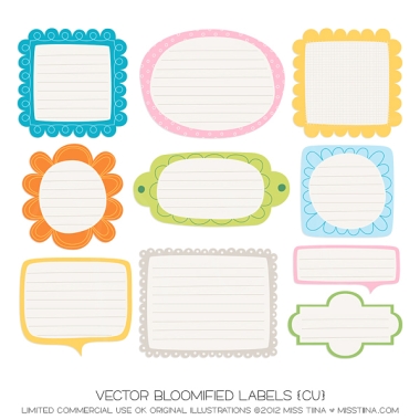 Bloomified Labels CU