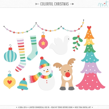 Colorful Christmas CU