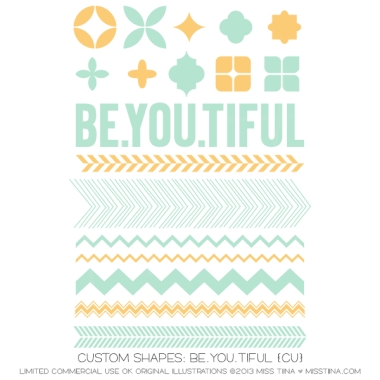 BE.YOU.TIFUL Shapes CU
