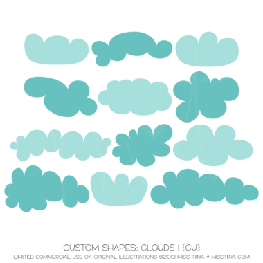 Clouds 1 Shapes CU