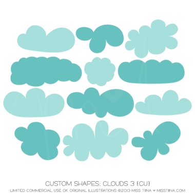 Clouds 3 Shapes CU
