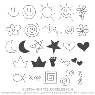 Doodle Shapes CU