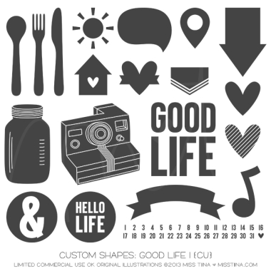 Good Life 1 Shapes CU