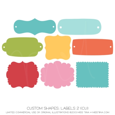 Labels 2 Shapes CU