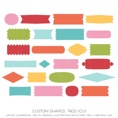 Tags Shapes CU