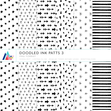 Doodled Ink Patts 3 CU
