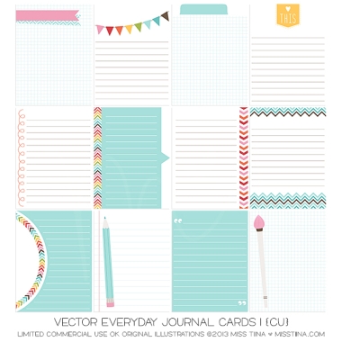 Everyday Journal Cards 1 CU