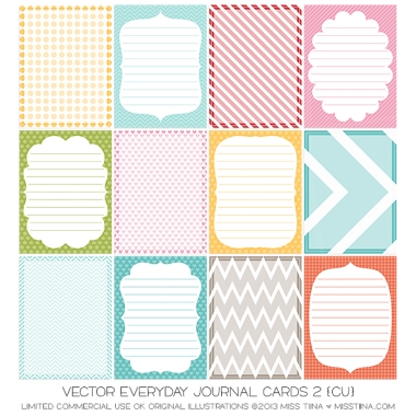 Everyday Journal Cards 2 CU
