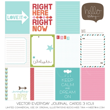 Everyday Journal Cards 3 CU