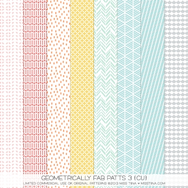 Geometrically Fab Patts 3 CU