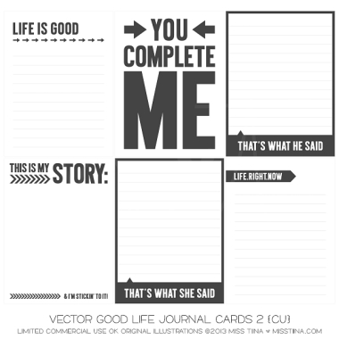 Good Life Journal Cards 2 CU