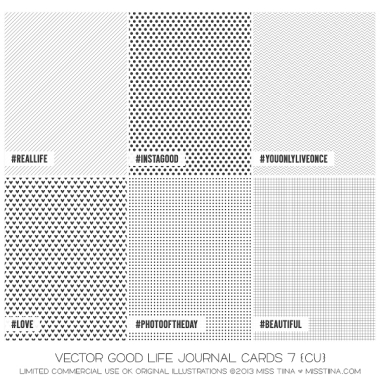 Good Life Journal Cards 7 CU