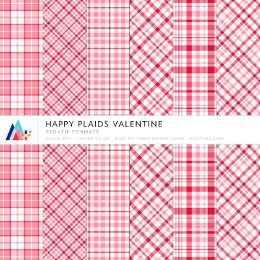 Happy Plaids Valentine CU