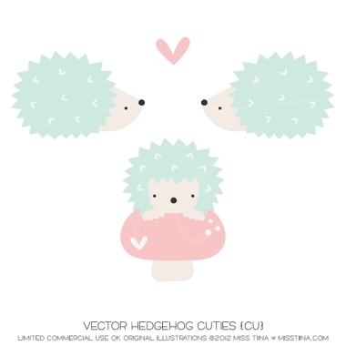 Hedgehog Cuties CU