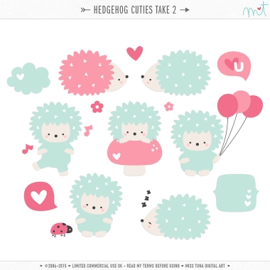 Hedgehog Cuties Take 2 CU
