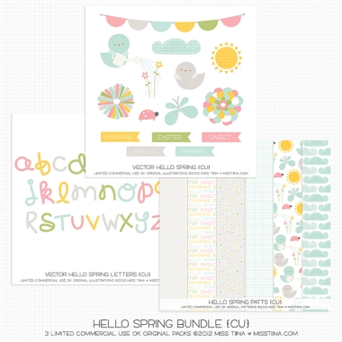 Hello Spring Bundle CU