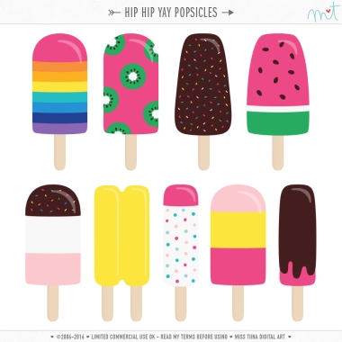 Hip Hip Yay Popsicles CU