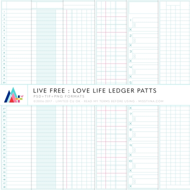 Live Free : Love Life Ledger Patts CU