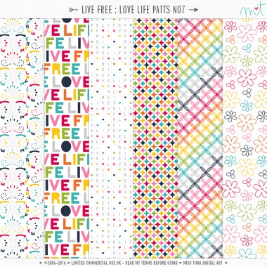 Live Free : Love Life Patts No7 CU
