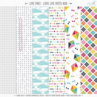 Live Free : Love Life Patts No8 CU
