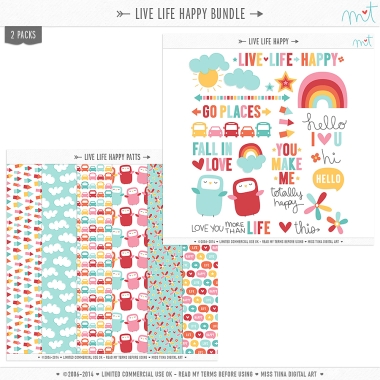 Live Life Happy Bundle CU