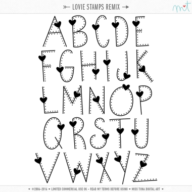 Lovie Stamps Remix CU