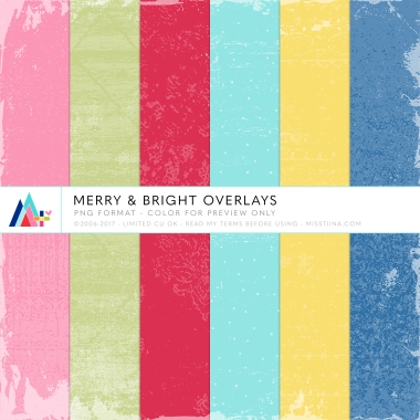 Merry & Bright Overlays CU