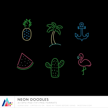 Neon Doodles CU