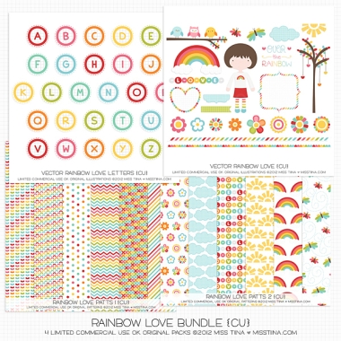 Rainbow Love Bundle CU