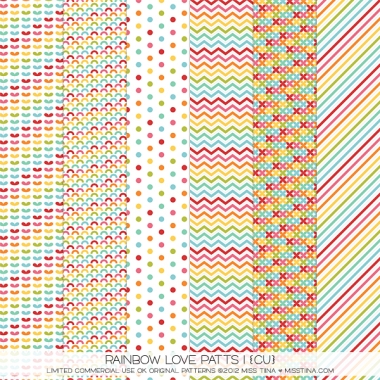 Rainbow Love Patts 1 CU