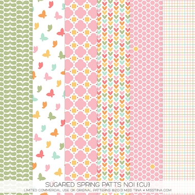 Sugared Spring Patts No1 CU