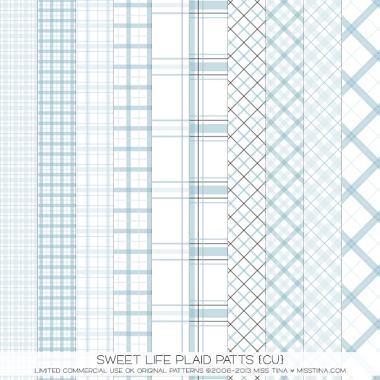 Sweet Life Plaid Patts CU