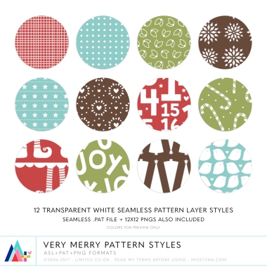 Very Merry Pattern Styles CU