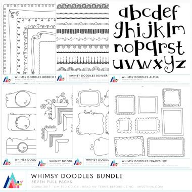 Whimsy Doodles Bundle CU
