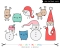Christmas Wish Santa & Animals SVG