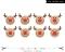 Smiley Reindeer SVG