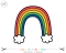Tall Rainbow SVG
