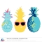 Retro Summer Pineapples CU